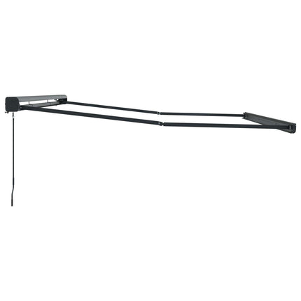 Manuell Markisram 5 x 3 m Antracit Pulverlackerad aluminium