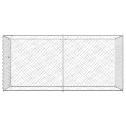 Hundgård för utomhusbruk 382x192x185 cm