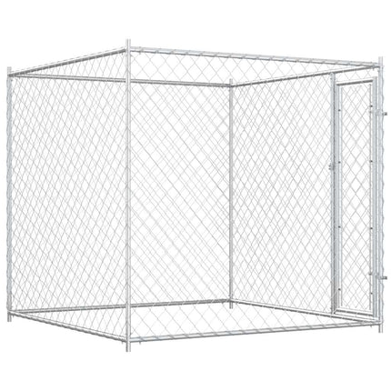 Hundgård för utomhusbruk 193x193x185 cm