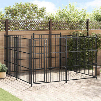 Hundgård för utomhusbruk 300x300x185 cm