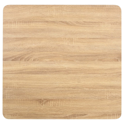 Bistrobord ljusbrun 80x80 cm MDF