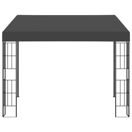 Väggmonterad paviljong 3x3 m antracit tyg