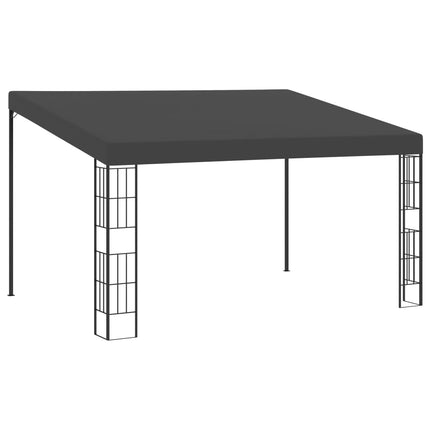 Väggmonterad paviljong 3x4 m antracit tyg