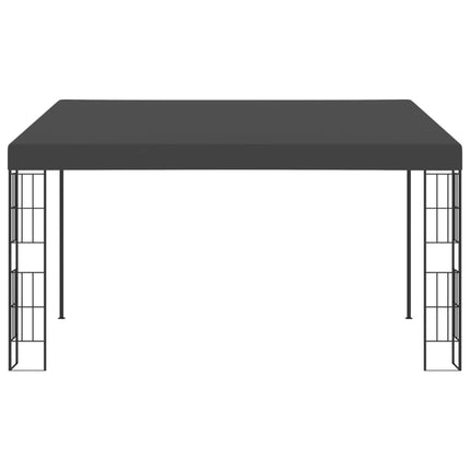 Väggmonterad paviljong 3x4 m antracit tyg