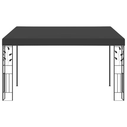 Väggmonterad paviljong 4x3x2,5 m antracit