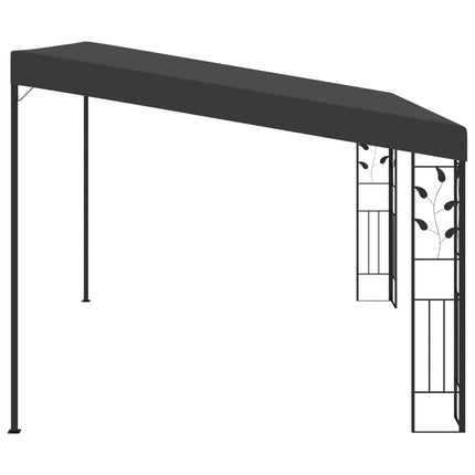 Väggmonterad paviljong 4x3x2,5 m antracit