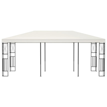 Paviljong 3x6 m gräddvit tyg
