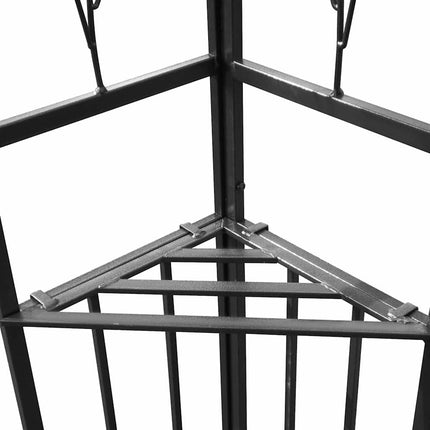 Paviljong med dubbeltak 3x4m antracit
