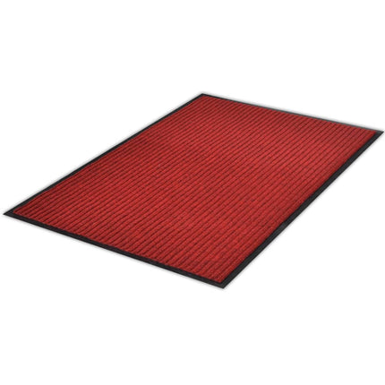 Dörrmatta röd 117x220 cm PVC