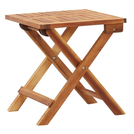 Solsäng med bord konstrotting och massivt akaciaträ