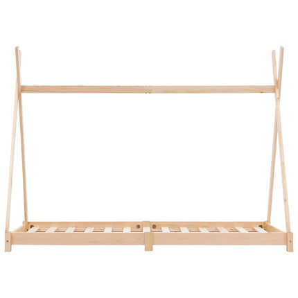 Barnsäng massiv furu 70x140 cm