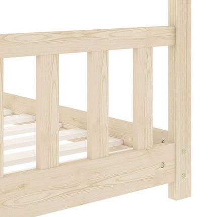 Barnsäng massiv furu 80x160 cm