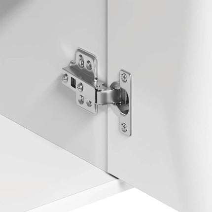Skänk vit 88x30x70 cm konstruerat trä