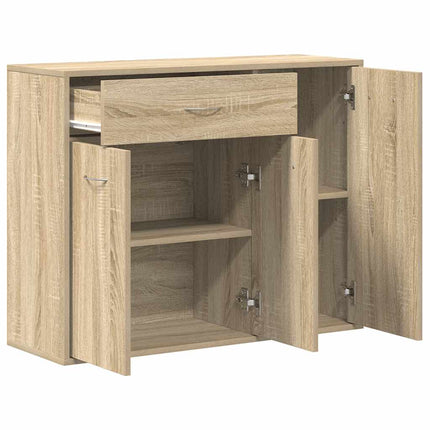 Skänk sonoma-ek 88x30x70 cm konstruerat trä