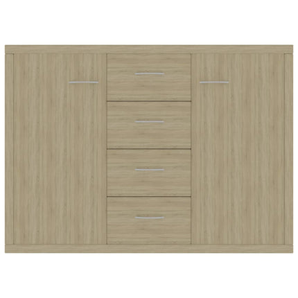 Skänk sonoma-ek 88x30x65 cm konstruerat trä