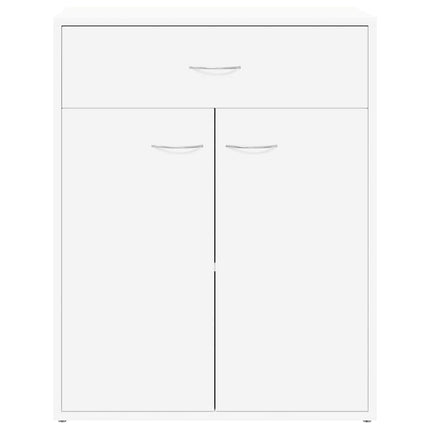 Skänk vit 60x30x75 cm konstruerat trä