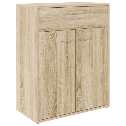 Skänk sonoma-ek 60x30x75 cm konstruerat trä