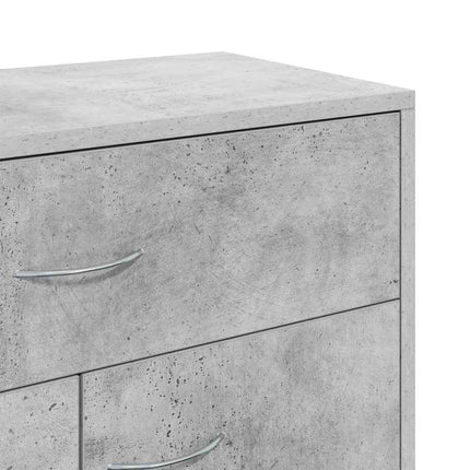 Skänk betonggrå 60x30x75 cm konstruerat trä