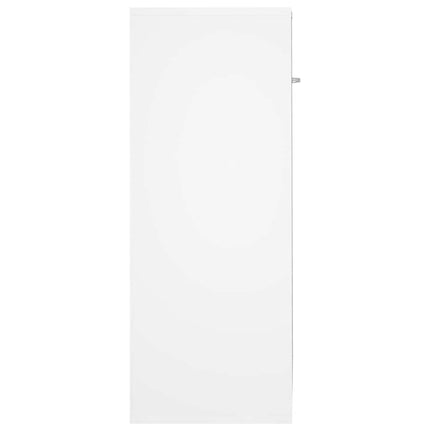 Skänk vit 60x30x75 cm konstruerat trä