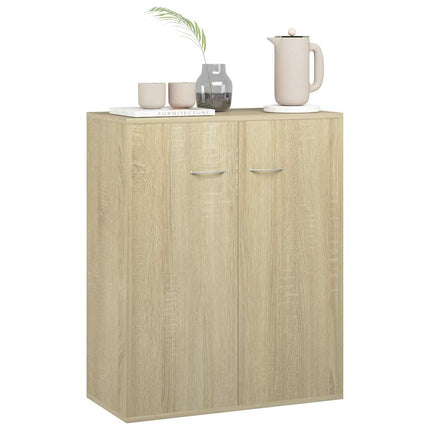 Skänk sonoma-ek 60x30x75 cm konstruerat trä
