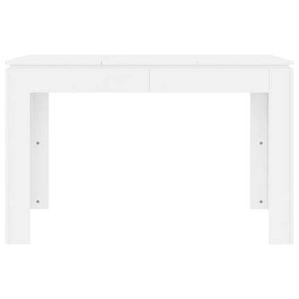 Matbord vit 120x60x76 cm konstruerat trä