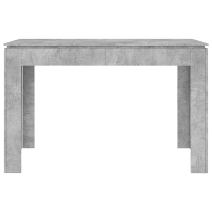 Matbord betonggrå 120x60x76 cm konstruerat trä
