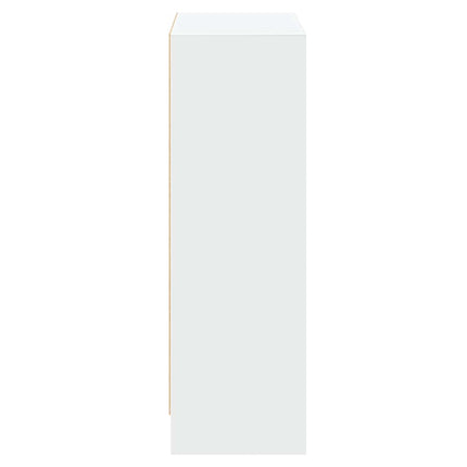 Bokhylla vit 60x24x76 cm konstruerat trä