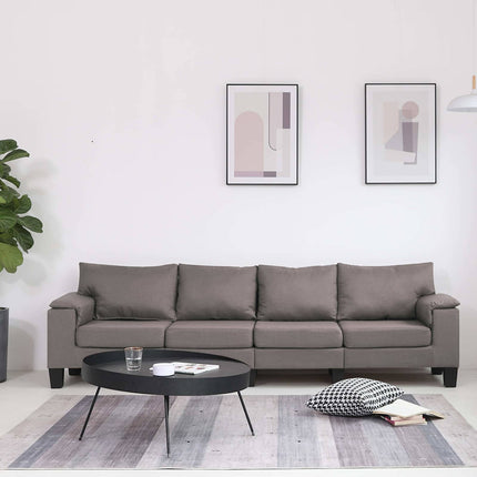 Soffa Taupe 4-sits tyg