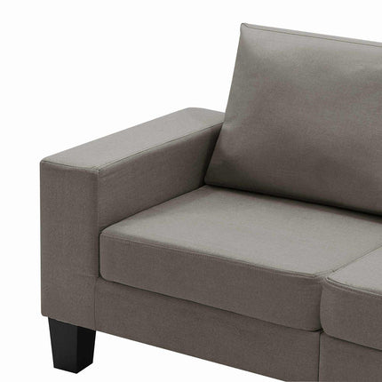 Soffa Taupe 2-sitsiga tyg