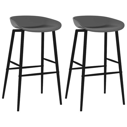 Barstolar 2 st grå