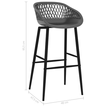 Barstolar 4 st grå