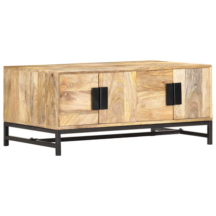 Soffbord 90x55x40 cm massivt mangoträ