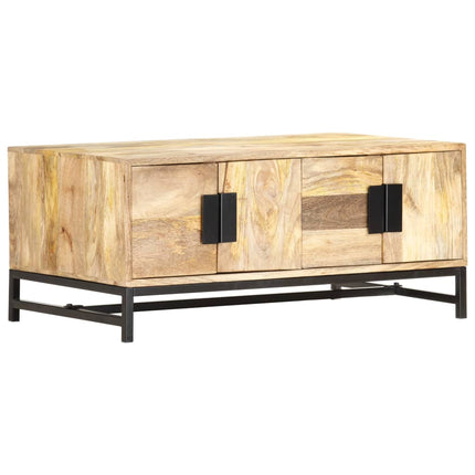 Soffbord 90x55x40 cm massivt mangoträ