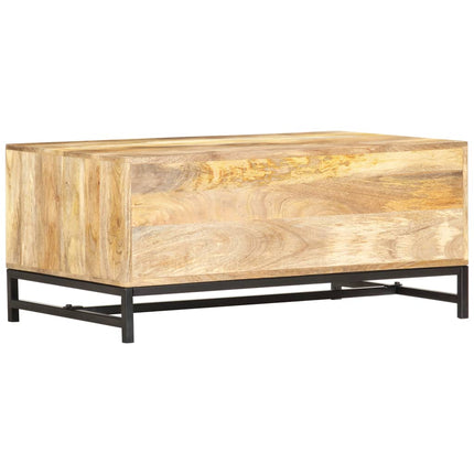 Soffbord 90x55x40 cm massivt mangoträ