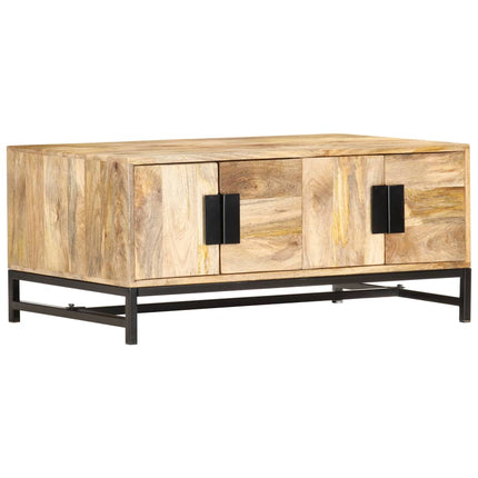 Soffbord 90x55x40 cm massivt mangoträ