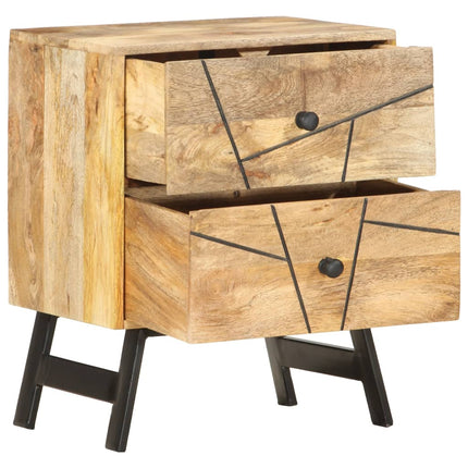 Sängbord 40x30x50 cm massivt mangoträ