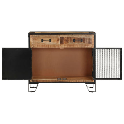 Skänk 80x31x71 cm massivt grovt mangoträ