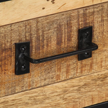 Skänk 80x31x71 cm massivt grovt mangoträ