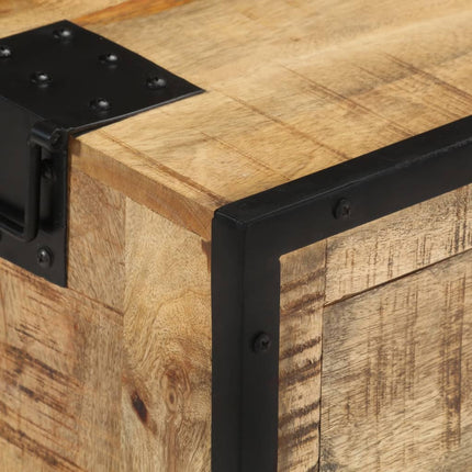Skänk 100x31x60 cm massivt grovt mangoträ