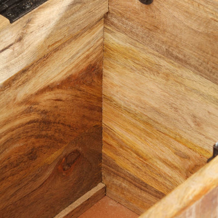 Hallbänk 103x33x72 cm massivt mangoträ