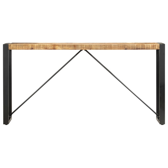 Konsolbord 150x35x76 cm massivt mangoträ