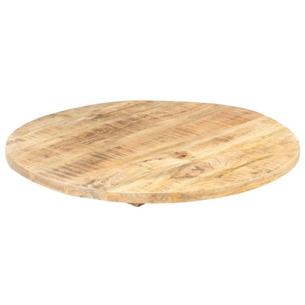 Bordsskiva i massivt mangoträ rund 25-27 mm 40 cm