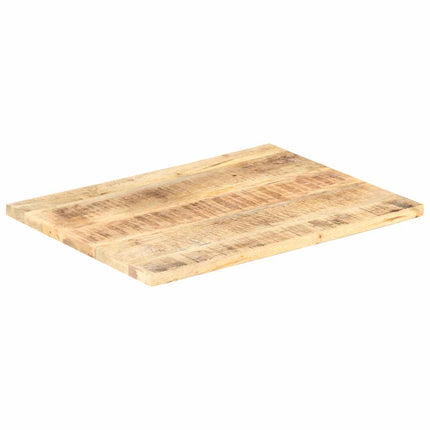 Bordsskiva i massivt mangoträ 25-27 mm 80x60 cm