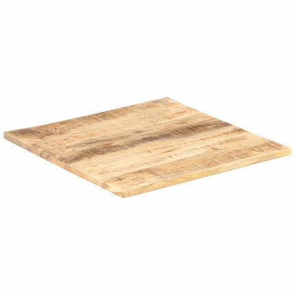 Bordsskiva i massivt mangoträ 25-27 mm 80x80 cm