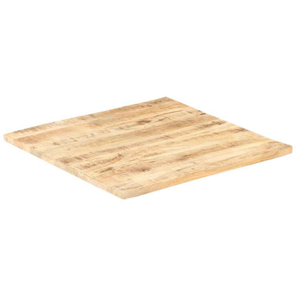 Bordsskiva i massivt mangoträ 25-27 mm 80x80 cm