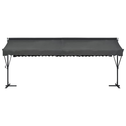 Fristående markis 600x300 cm antracit