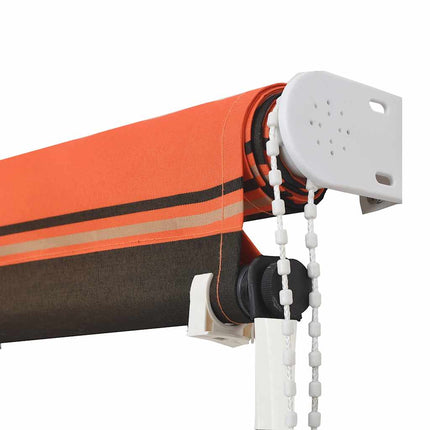 Markis 200x150 cm orange och brun