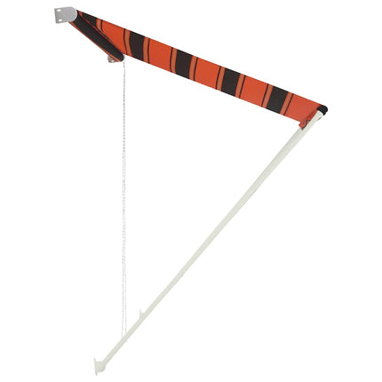 Markis 350x150 cm orange och brun