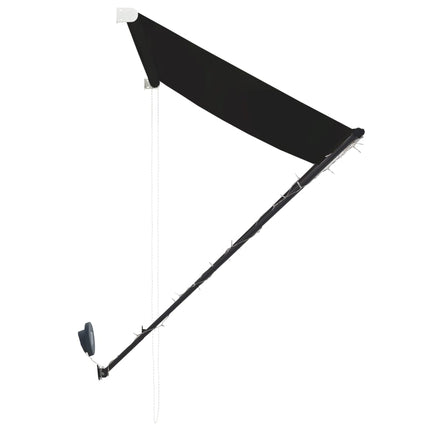 Markis med LED 100x150 cm antracit