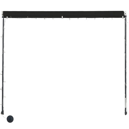 Markis med LED 100x150 cm antracit